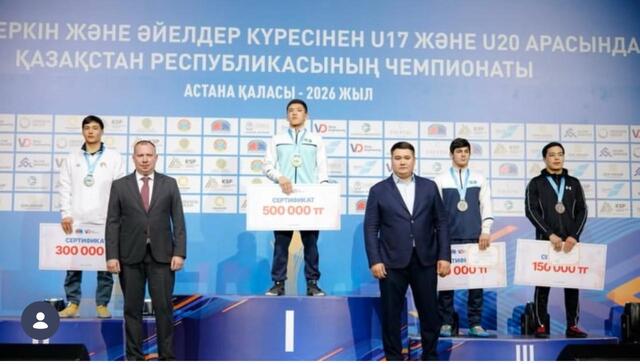 Тараздық жас балуан – Қазақстан чемпионы