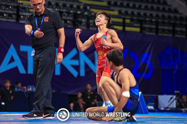Жанажол Куанышбек стал победителем юношеского чемпионата мира по греко-римской борьбе