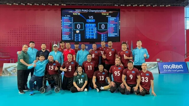 Параволейболшылар алғаш рет Азия чемпионы атанды