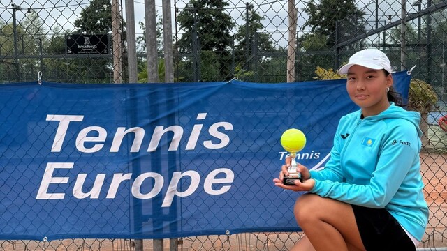 Теннисші Айым Қанағатова Нидерландта жеңімпаз атанды