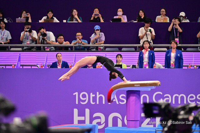 Гимнастка Дарья Ясинская вышла в два финала чемпионата Азии 